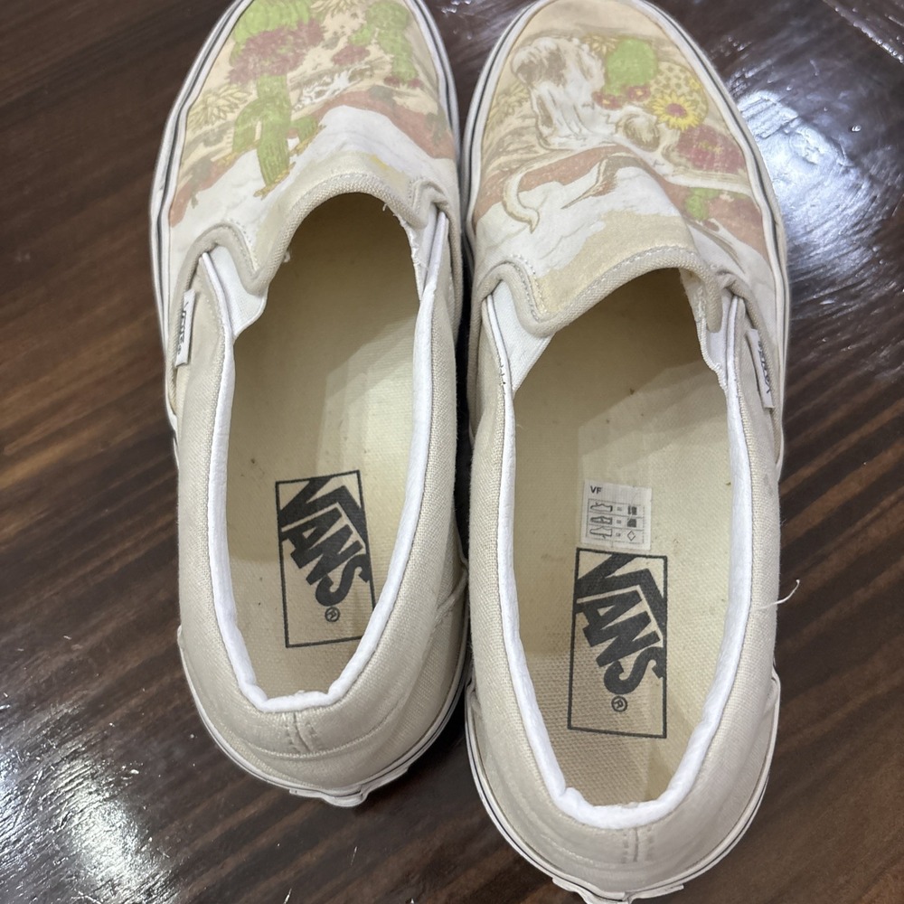Vans Slip On Desert Vibes Cactus Roadrunner Shoes Men 8 Women 9.5 - Picture 12 of 13